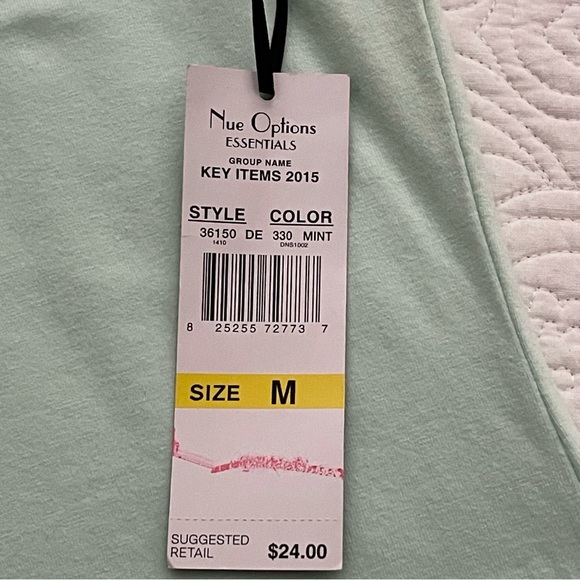 Nue Options Essentials Sleeveless Top Mint Size M - Picture 10 of 10